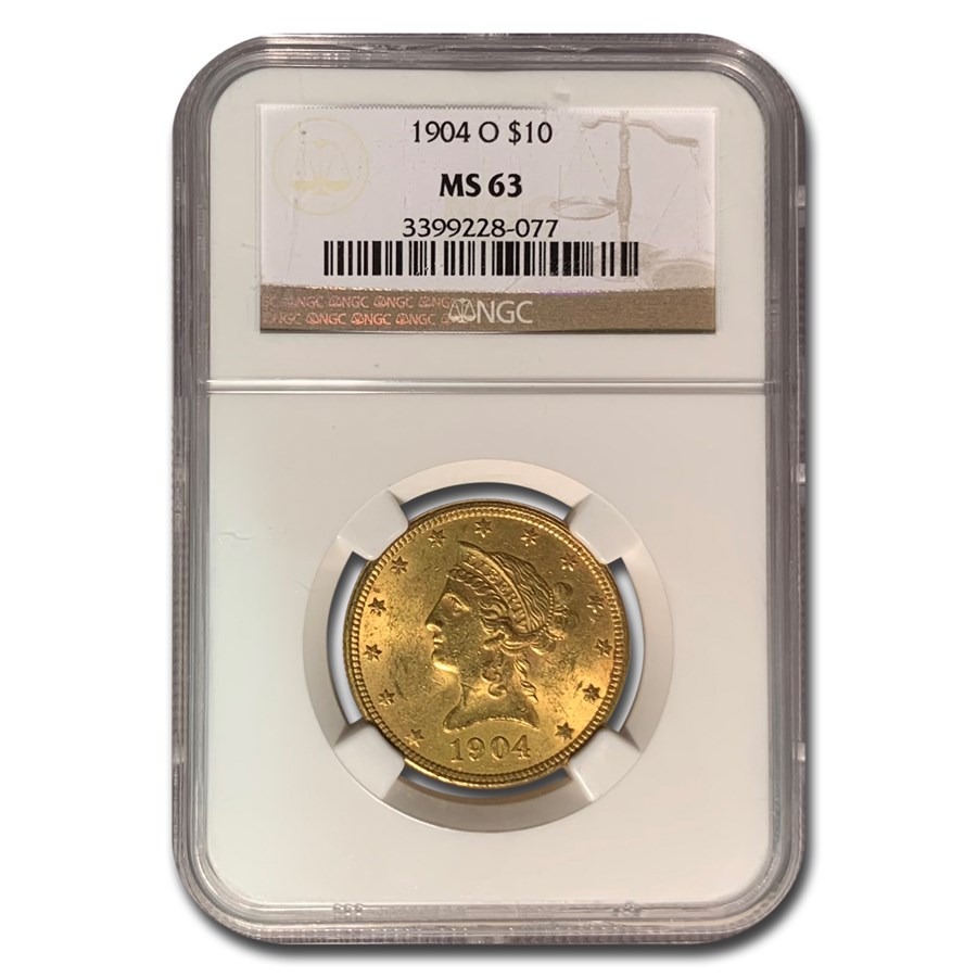 1904-O $10 Liberty Gold Eagle MS-63 NGC