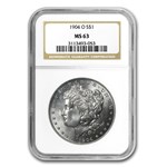 1904-O Morgan Dollar MS-63 NGC