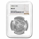 1904-O Morgan Dollar MS-65 NGC