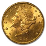 1904-S $20 Liberty Gold Double Eagle MS-62 PCGS