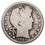 1904-S Barber Half Dollar Good