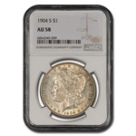 1904-S Morgan Dollar AU-58 NGC