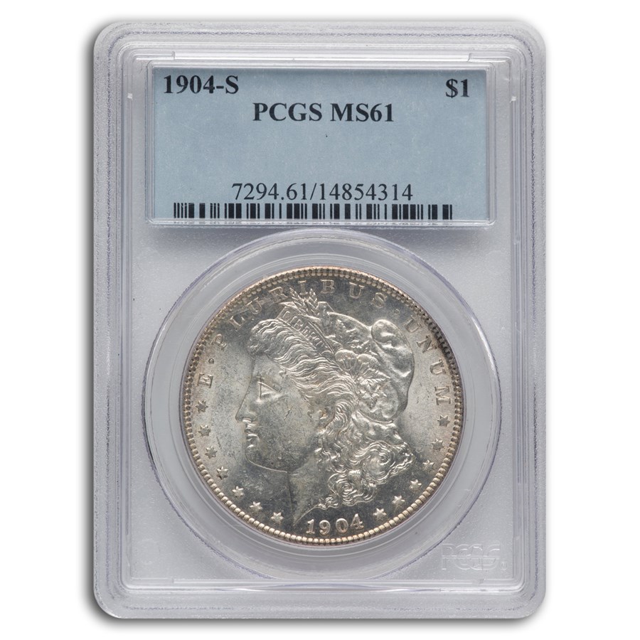 Buy 1904-S Morgan Dollar MS-61 PCGS | APMEX