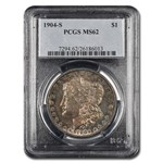 1904-S Morgan Dollar MS-62 PCGS