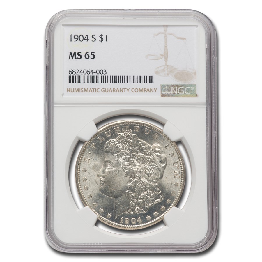 Buy 1904-S Morgan Dollar MS-65 NGC | APMEX