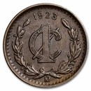 1905-1949 Mexico Bronze 1 Centavo XF/AU