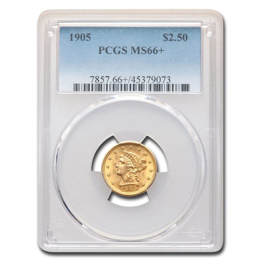 Buy 1905 $2.50 Liberty Gold Quarter Eagle MS-66+ PCGS | APMEX