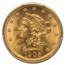 1905 $2.50 Liberty Gold Quarter Eagle MS-67 PCGS