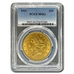 1905 $20 Liberty Gold Double Eagle MS-63 PCGS