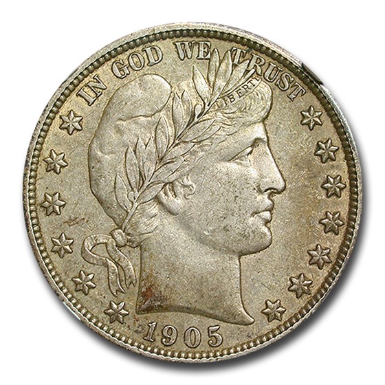 Buy 1905 Barber Half Dollar AU-53 NGC | APMEX