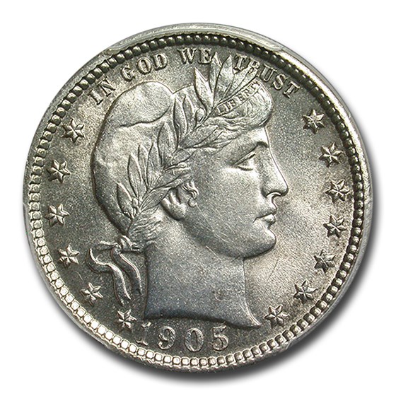 Buy 1905 Barber Quarter MS-63 PCGS | APMEX