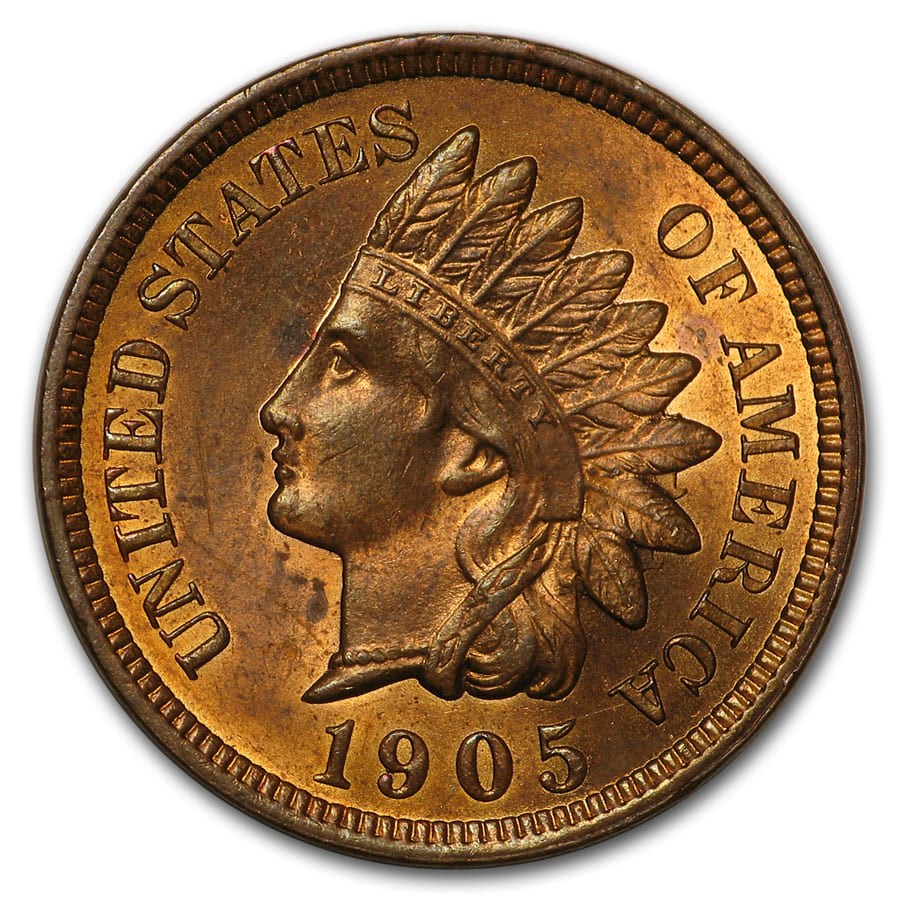 1905 Indian Head Cent BU (Red)