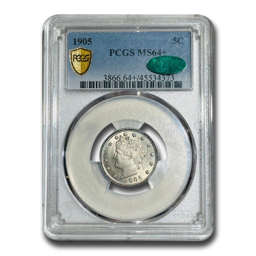 1905 Liberty Head V Nickel MS-64+ PCGS