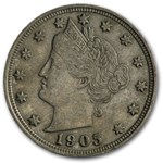 1905 Liberty Head V Nickel XF