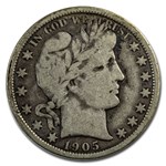 1905-O Barber Half Dollar Fine