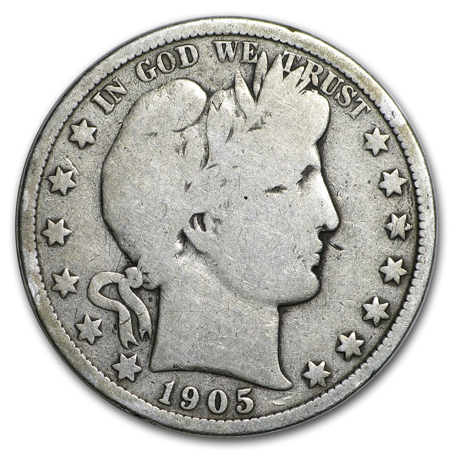 1905-O Barber Half Dollar VG