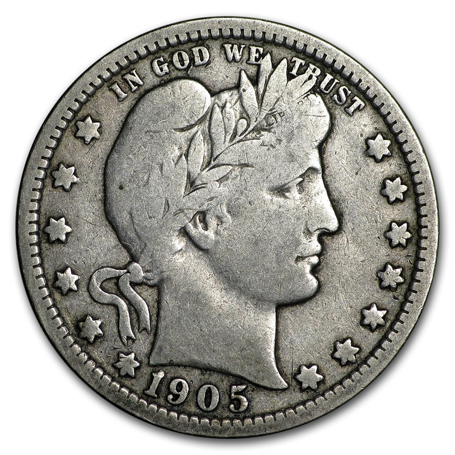 1905-O Barber Quarter Good