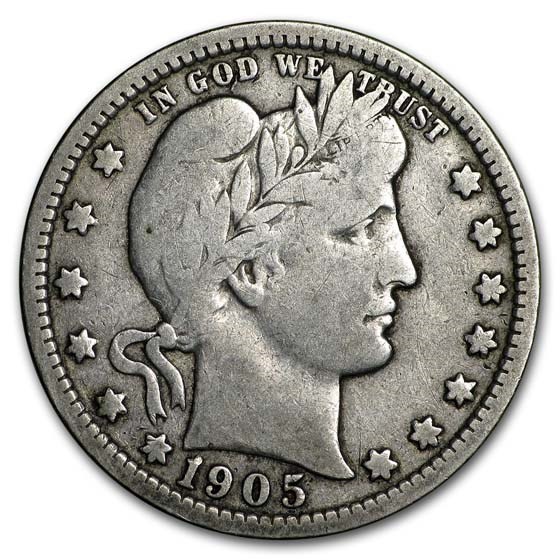 1905-O Barber Quarter VG