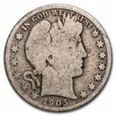 1905-S Barber Half Dollar Good