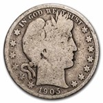 1905-S Barber Half Dollar Good