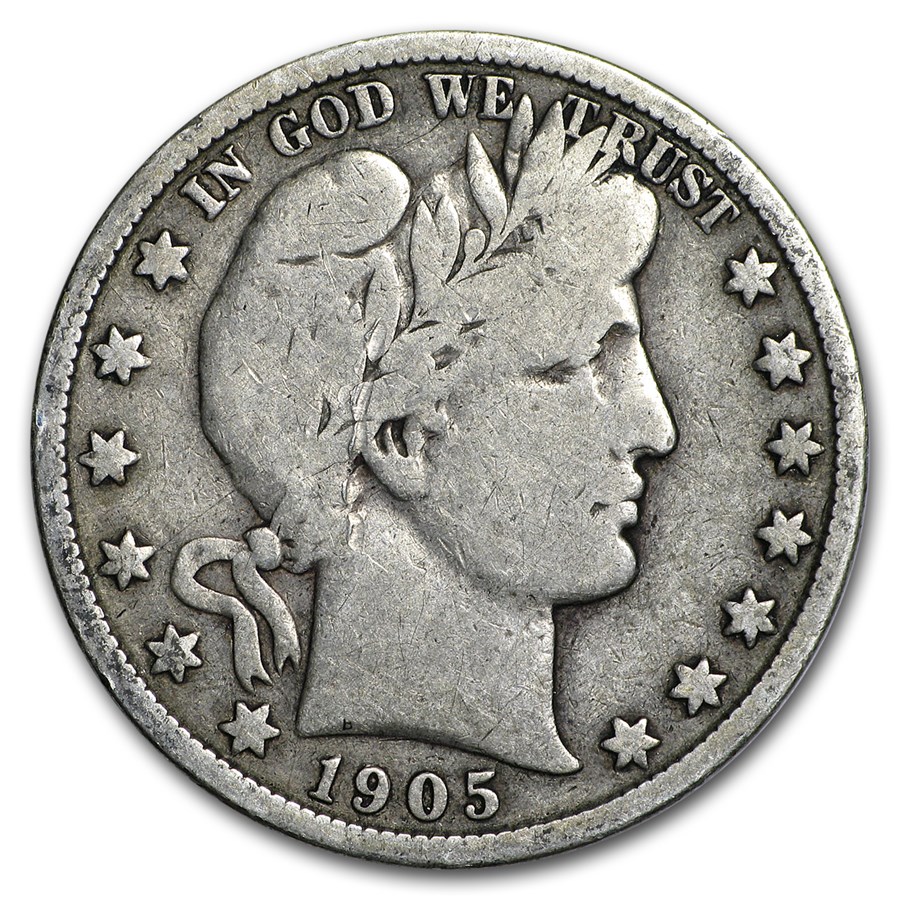 1905-S Barber Half Dollar VG