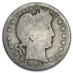 1905-S Barber Quarter AG