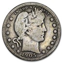 1905-S Barber Quarter VG