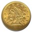 1906 $2.50 Liberty Gold Quarter Eagle MS-65 NGC