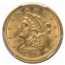1906 $2.50 Liberty Gold Quarter Eagle MS-65 PCGS