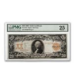 1906 $20 Gold Certificate Washington VF-25 PMG (Fr#1183)