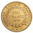 1906-A France Gold 100 Francs Lucky Angel AU