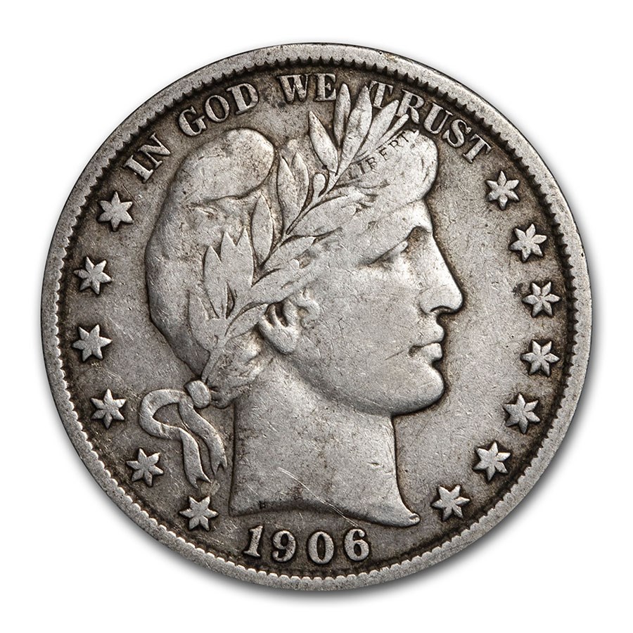 1906 Barber Half Dollar VF