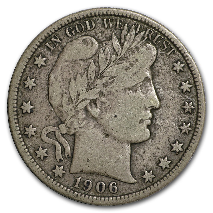 1906-D Barber Half Dollar Fine