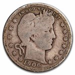 1906-D Barber Quarter Good/VG