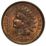 1906 Indian Head Cent BU (Red/Brown)