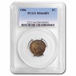 1906 Indian Head Cent MS-64 PCGS (Brown)