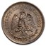 1906 Mexico Bronze 2 Centavos BU (Narrow Date)