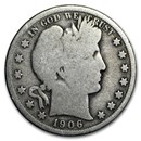 1906-O Barber Half Dollar Good