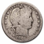 1906-O Barber Quarter AG