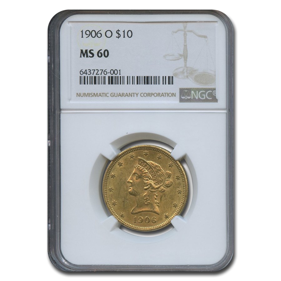 Buy 1906-O Liberty Gold Eagle MS-60 NGC | APMEX