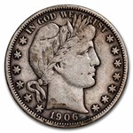 1906-S Barber Half Dollar VF