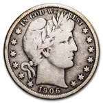 1906-S Barber Half Dollar VG