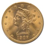 1907 $10 Liberty Gold Eagle MS-65 PCGS