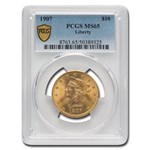 1907 $10 Liberty Gold Eagle MS-65 PCGS