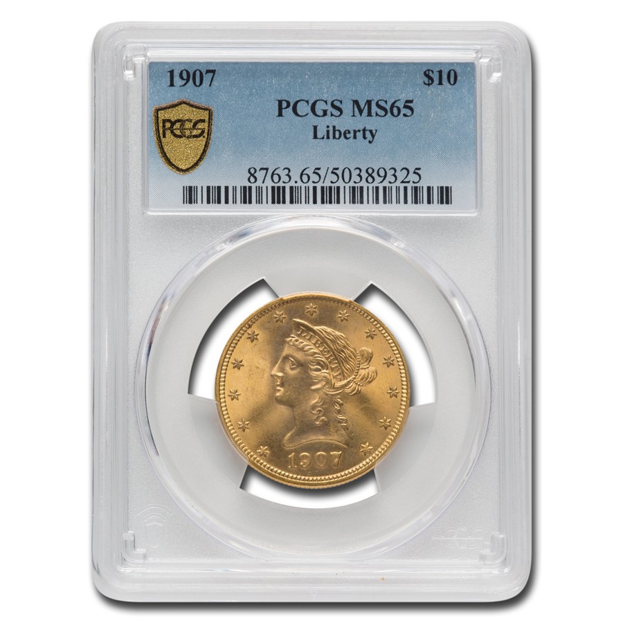 Buy 1907 $10 Liberty Gold Eagle MS-65 PCGS | APMEX