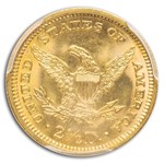 1907 $2.50 Liberty Gold Quarter Eagle MS-65 PCGS