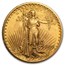 1907 $20 St Gaudens Gold Double Eagle AU