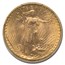 1907 $20 St Gaudens Gold Double Eagle MS-62 PCGS