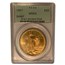 1907 $20 St Gaudens MS-63 PCGS (OGH)