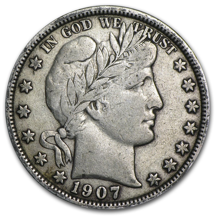 1907 Barber Half Dollar VF